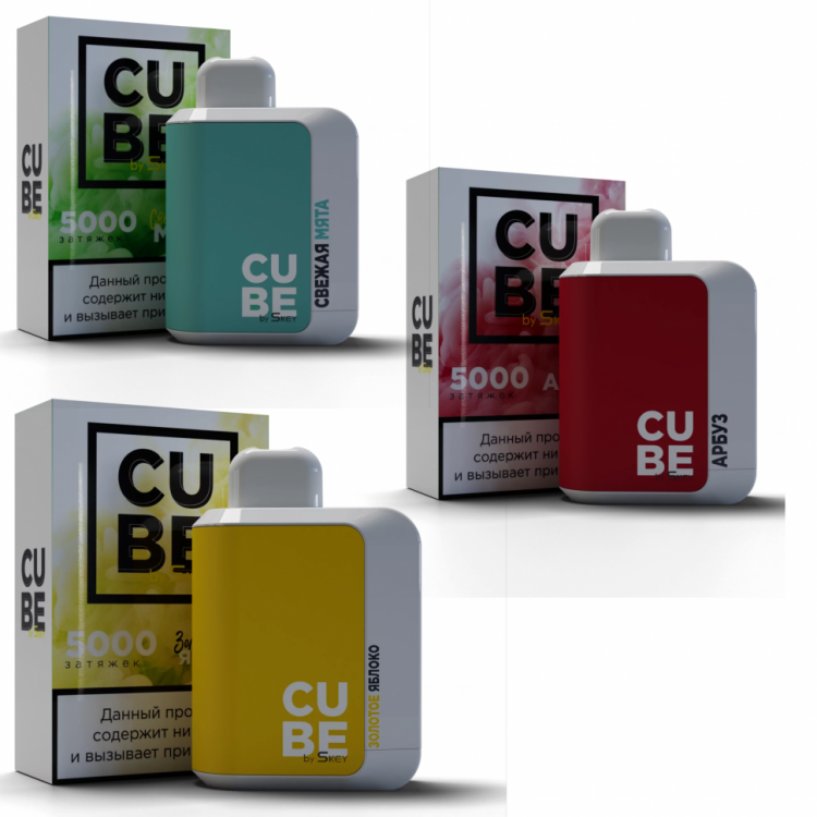 Одноразовая электронная сигарета CUBE 5000 - Персик