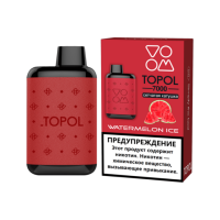 Одноразовая электронная сигарета TOPOL 7000 - Watermelon Ice (Арбуз Лед)