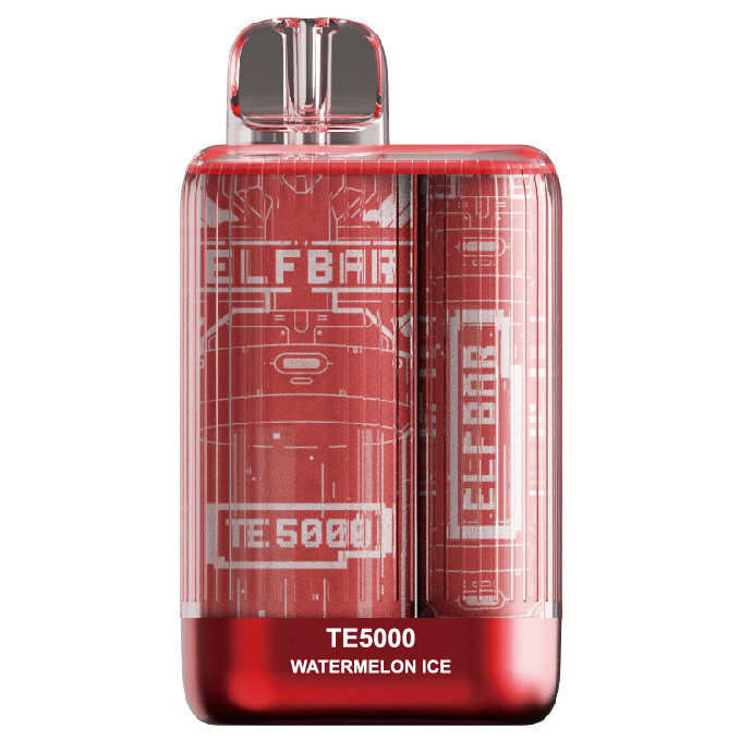 Одноразовая электронная сигарета Elf Bar (TE 5000) - Арбузный лед
