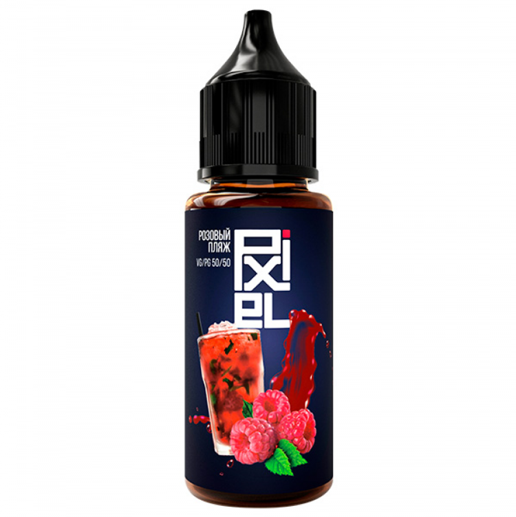 Жидкость Pixel Salt Strong - Розовый пляж 30 мл (20 мг)