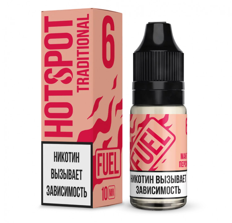 Жидкость HotSpot Fuel  Classic 6 - Манго персик 10 мл (6 мг)