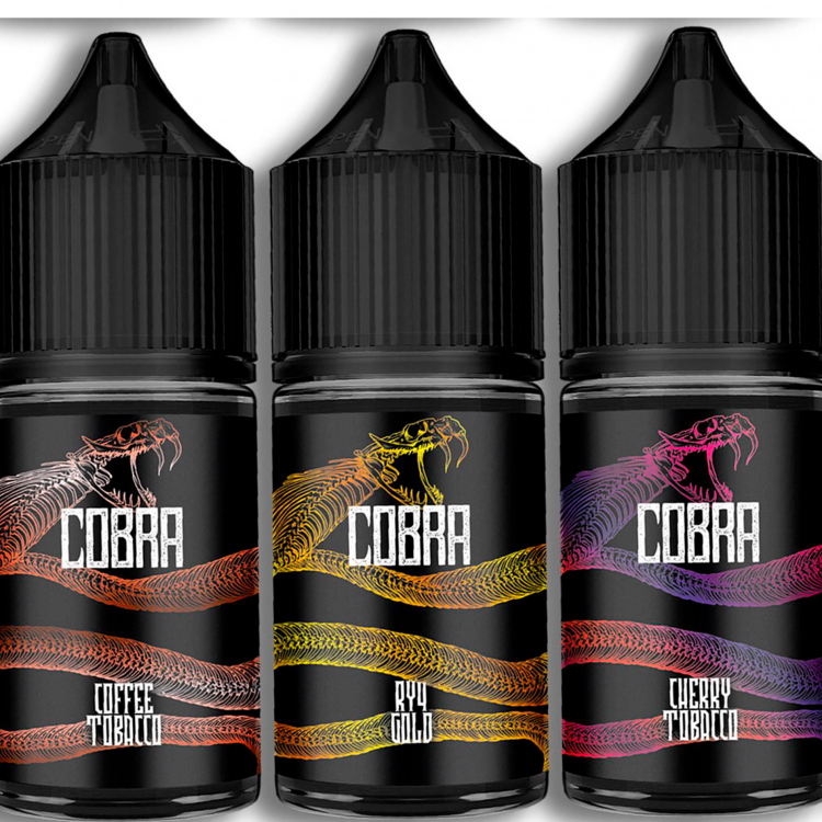 Жидкость COBRA Salt - Bourbon Tobacco (Табак с Бурбоном) 30мл (20 мг)