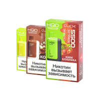(М) Одноразовая электронная сигарета HQD Click 5500 - Яблоко Груша