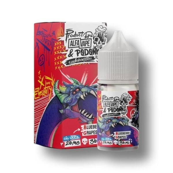 Жидкость Alfa Vape & Podonki Hard Ultra Salt - Blueberry Grapes 30 мл (20 Ultra)
