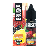 Жидкость Brusko Salt - Гранатовый сок смородина лимон 35 мл (20 мг)