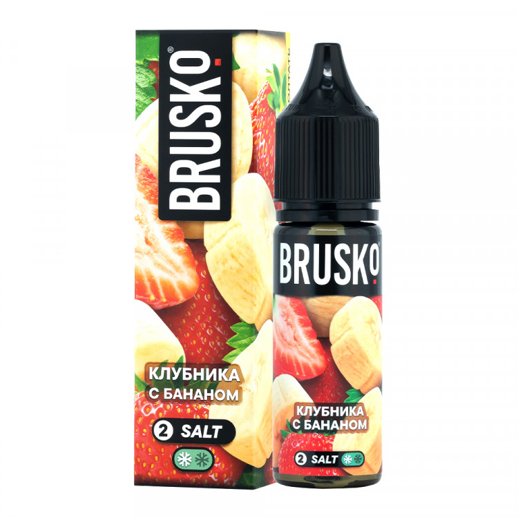 Жидкость Brusko Salt - Клубника банан 35 мл (20 мг)